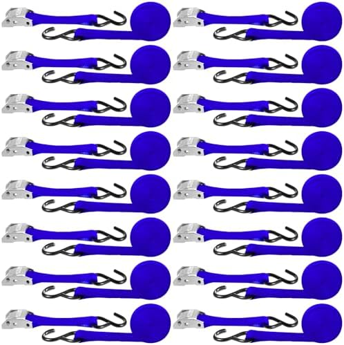 Cam Buckle Securing Straps 16-Pack 1"x15 Ft – 1763 Lbs view 7