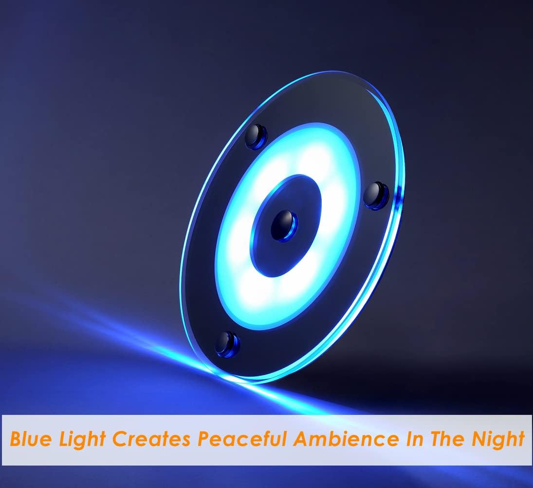 12 Volt LED Ceiling Dome Light, Dimmable Disk Light for RV Boat Camper Van Travel Trailer Truck Fifth Wheel Interior Lighting, Surface Mount Puck Light with Dimmer Switch, DC12-24V (Warm White) : Automotive