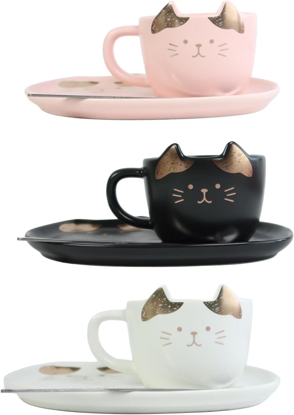 Kedi Temalı Seramik Kahve Seti BM-2360