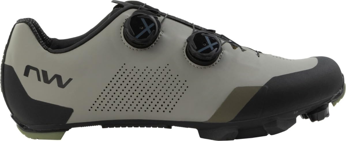 Northwave Striker 2026 - Zapatillas de ciclismo para bicicleta de montaña, color arena y verde, arena, 41.5 EU