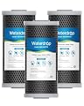 Waterdrop Whole House CTO Carbon Sediment Water Filter Cartridge Replacement for GE® FXHTC, GXWH40L, W10-PR, Culligan® RFC-BBSA,10"X4.5", 5 Micron, 3Pack