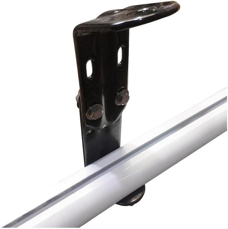 Vantech Galvanized Adjustable Ladder Stopper Coated w/Rubber (Aluminum Channels) Black