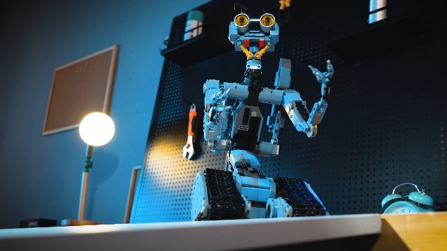 ROBOT魂<SIDE AC>Arye&Walter Amazon.com: iATOM 1176 Pieces Johnny 5 Robot Building Set