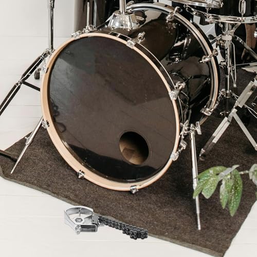 Pedal de Batería Kisangel con Doble Cadena y Sensibilidad Ajustable miniatura 4