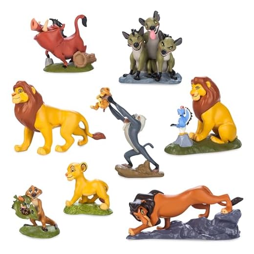 Disney Store Set Juego figuritas exclusivas, 30.º Aniversario, El Rey León