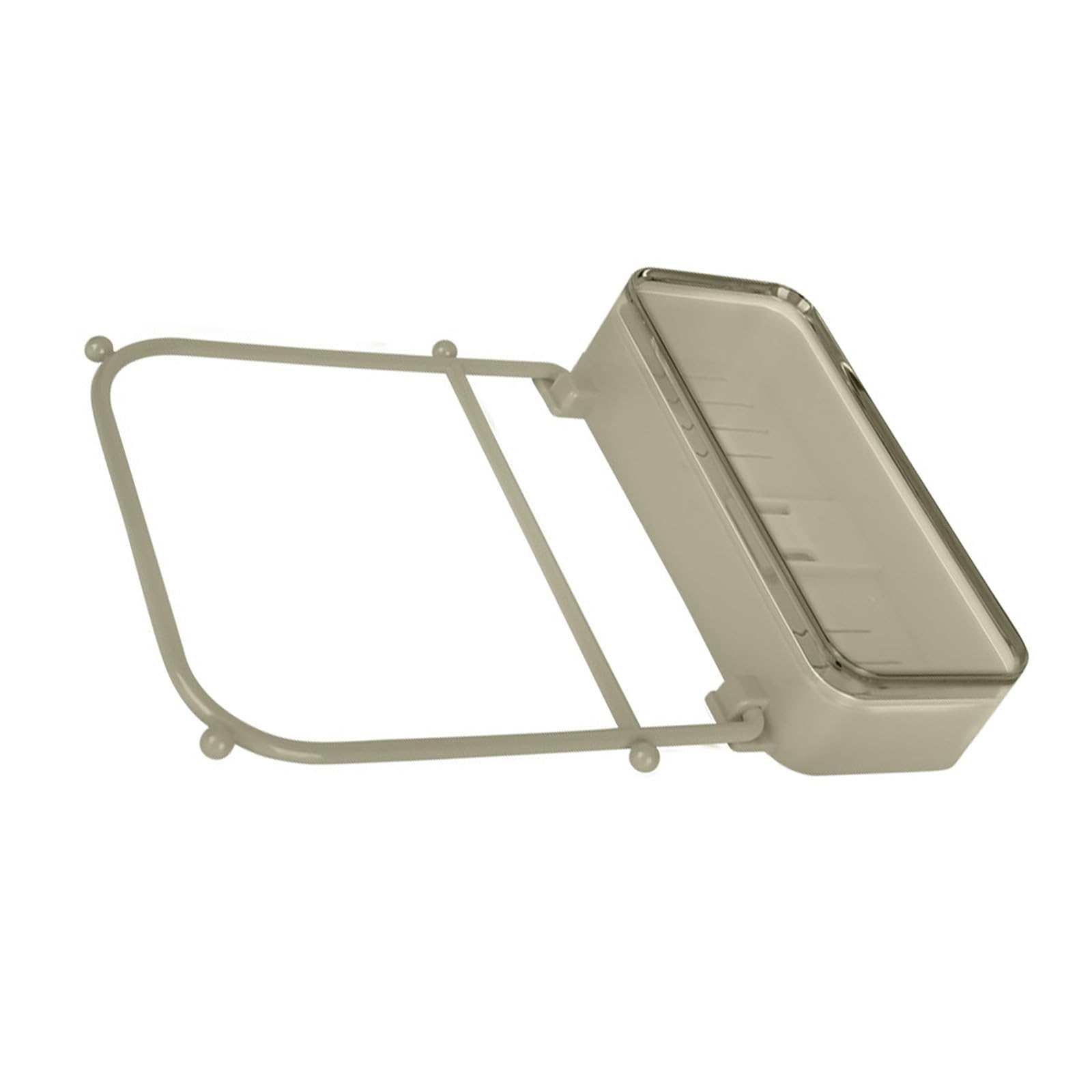 Buxuaaaa Stylish Foldable Suction Cup Waste Rack for Kitchen Sink Efficiently Food Debris with 50 Meshes Bags Easy Installion Sink Basket