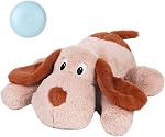 WEOK Heartbeat Puppy Toy - Comfort Cuddler Pillow, Dog Anxiety Relief Calming Aid,Heartbeat Stuffed Toy for Dogs,Puppy Heartbeat Toy Sleep Aid,Dog Heartbeat Toy for Pet