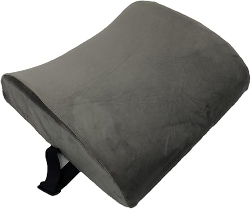 Miniatura 4 de Cómodo cojín ergonómico de espuma viscoelástica para sillas de coche, oficina, hogar, con funda de terciopelo suave extraíble (azul rey)