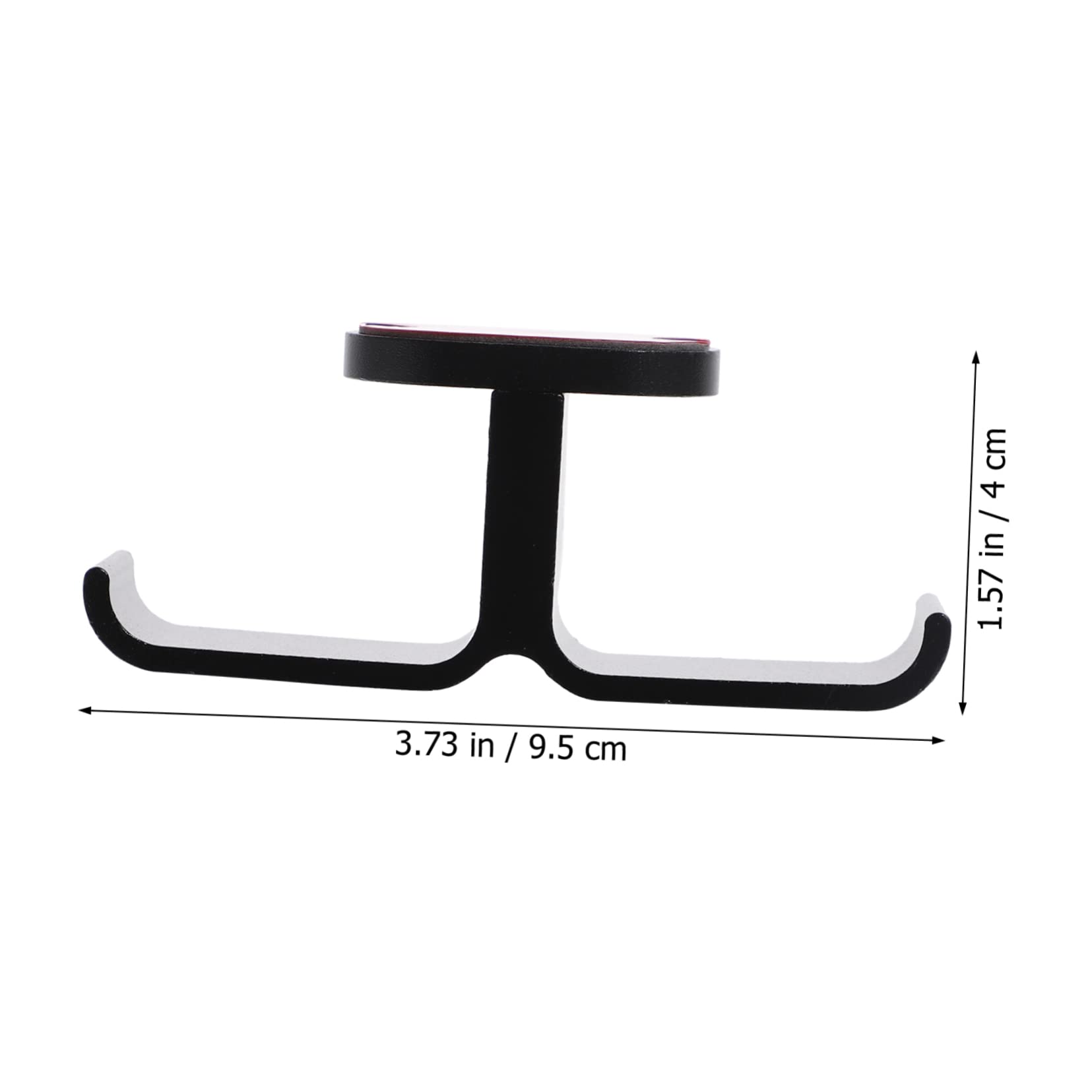 Uonlytech 4pezzi Supporto Per Cuffie Gaming Con Doppio Gancio Montaggio Sotto Scrivania Adesivo o Viti Design Salvaspazio Per Ufficio e Casa