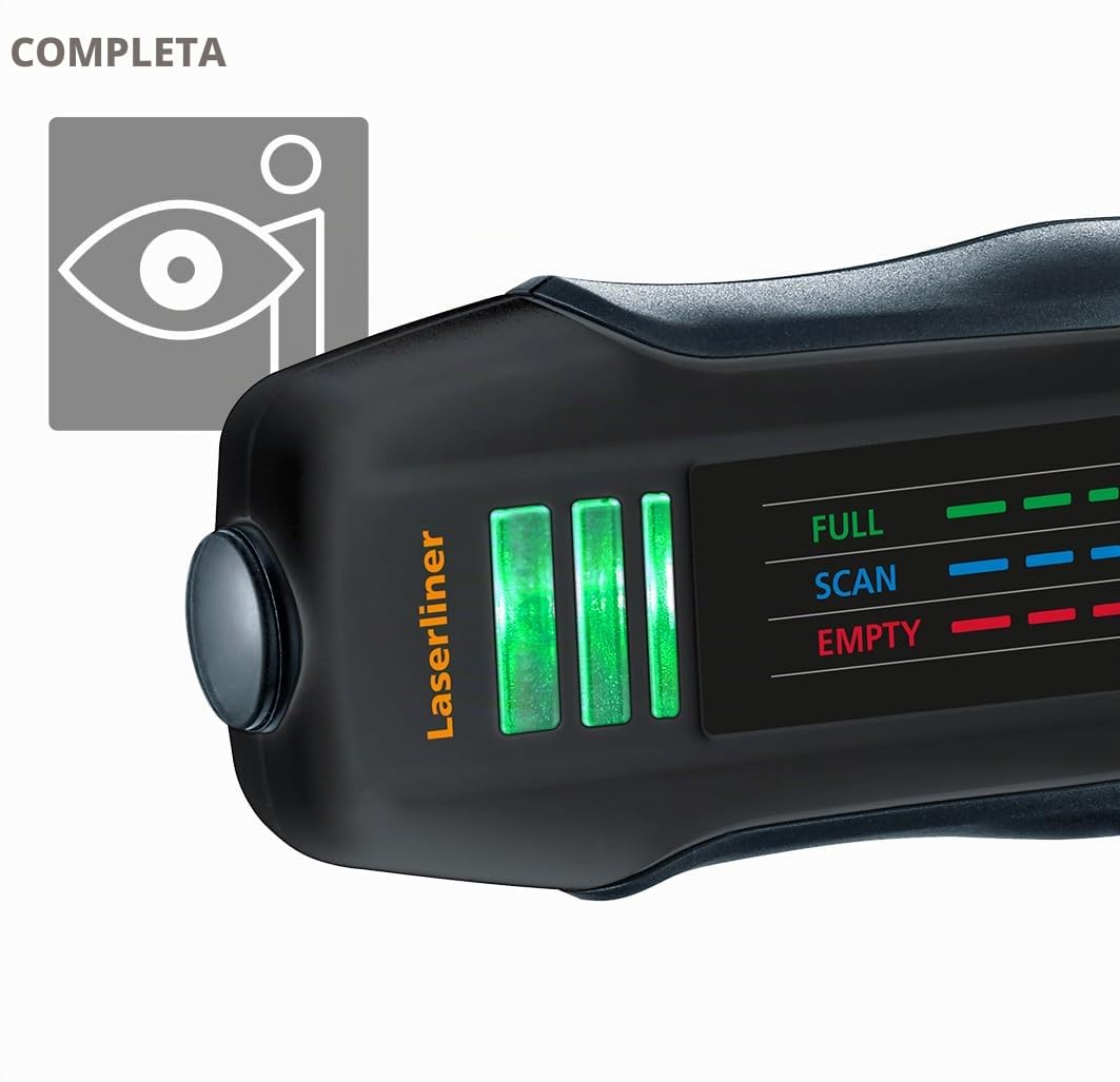 Laserliner Misuratore per bombole di gas, indicatore di livello, GasCheck, tester di livello del gas per bombole in acciaio GPL da 5 kg e 11 kg, ideale per campeggio, barbecue, riscaldatori radianti