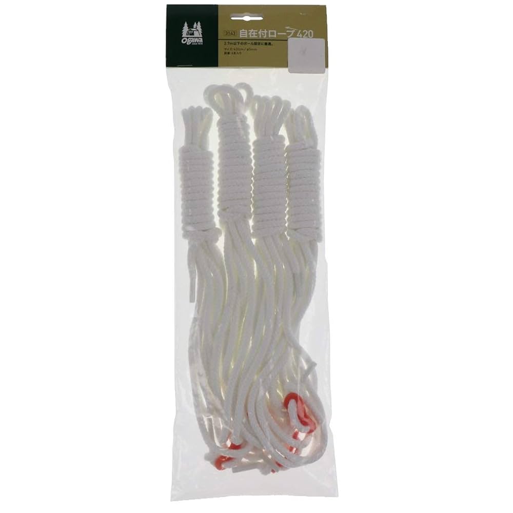 Amazon | ogawa(オガワ) テント用 アクセサリー 自在付きロープ