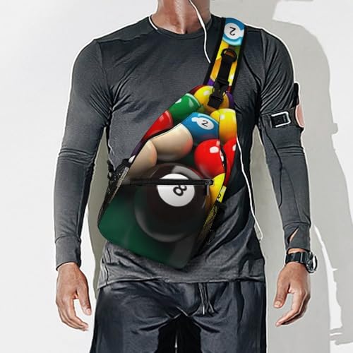 Mochila tipo bandolera deportiva para trekking y uso casual miniatura 7
