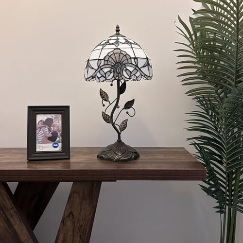 Lámpara de Mesa de Vidrio Templado Estilo Barroco 20" H miniatura 3