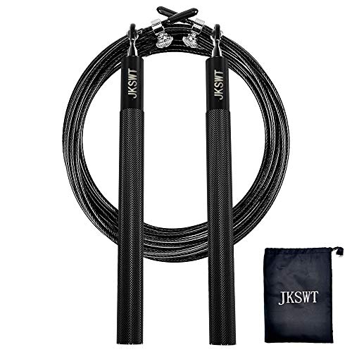 JKSWT Speed Skipping Rope for Fitness Jumping Rope Boxing MMA Conditioning & Fat
