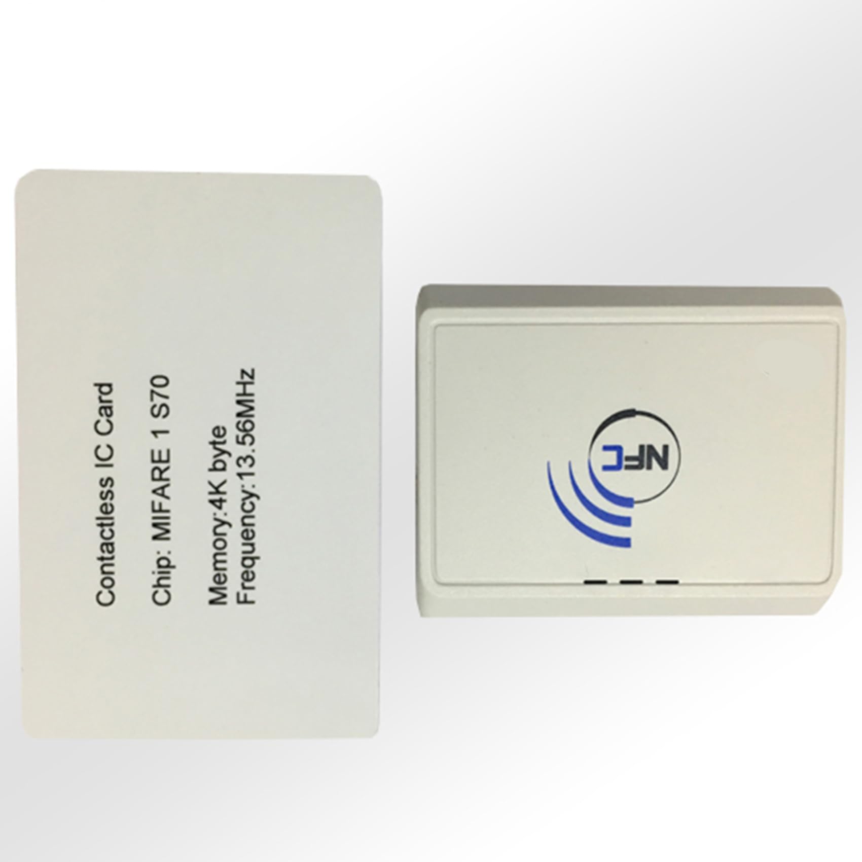 10X Lector de Tarjetas RFID Inalámbrico con Bluetooth y Bluetooth para Android, NFC, Sin Contacto, 13,56 MHz (ACR1311)