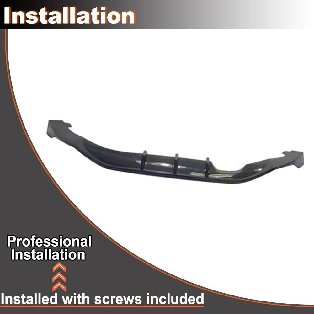 PU Rear Bumper Diffuser Fits for Mazda MX5 Miata ND 2016-2022 Auto Lower Bumper Lip Spoiler Body Kit Factory Outlet