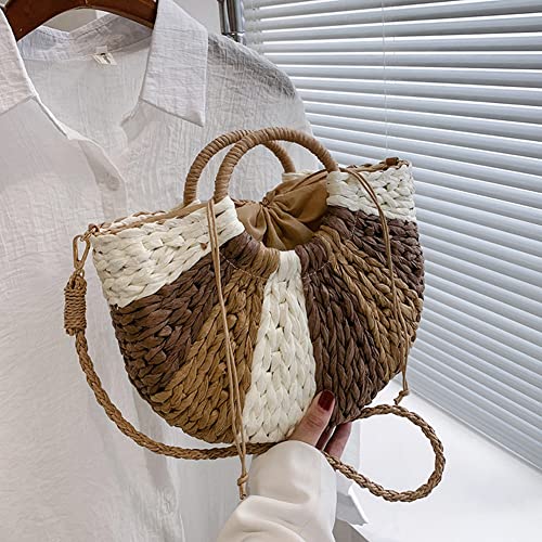 Sac à bandoulière tissé kaki抗变形16cm小包轻松度假 - 2