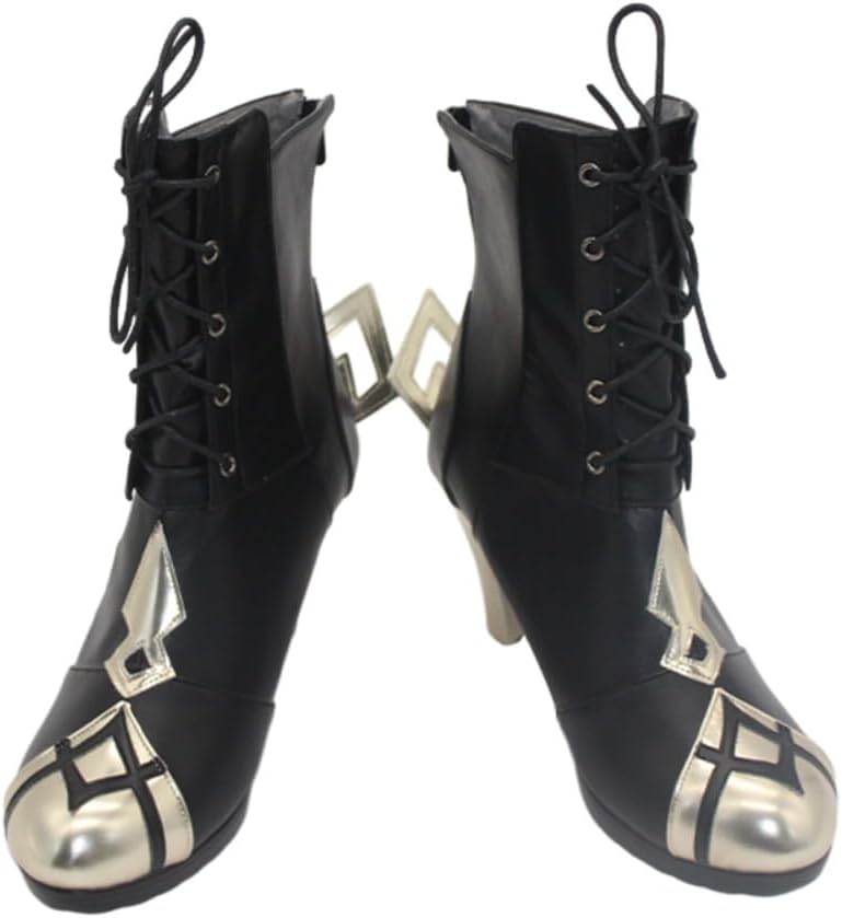 Anime Game Genshin Impact Arlecchino Cosplay Shoes Halloween Carnival Party Outfit Women Men Anime Cosplay Boots Role Play