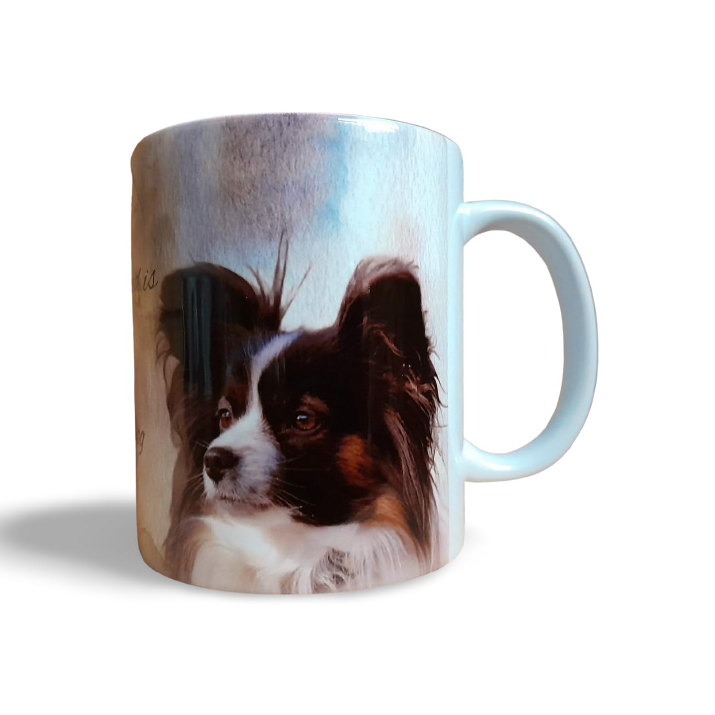 Papillon Dog Coffee Mug, 11oz 325ml Tea Cup, Original Design