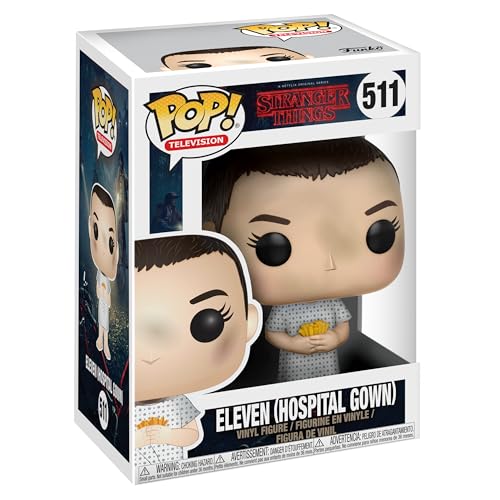 POP Funko Television: Stranger Things - Eleven Hospital Gown - Once - Figura de Vinilo Coleccionable - Idea de Regalo- Mercancia Oficial - Juguetes para Niños y Adultos - TV Fans