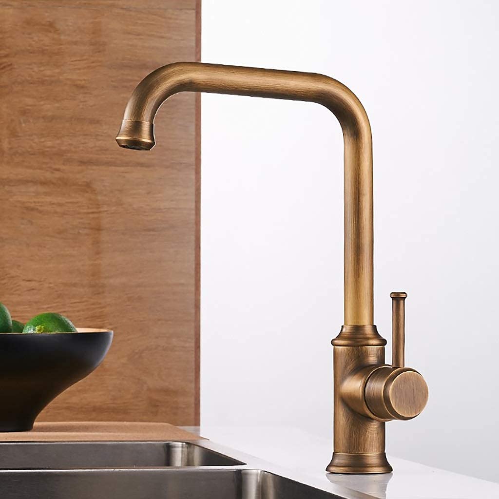 CMBSSTFC Rubinetti della Cucina, rubinetti dei bagni Miscelatore Acqua Calda e Fredda Miscelatore monoforo Rubinetto per lavabo torneira (Colore : Chrome) Necessario