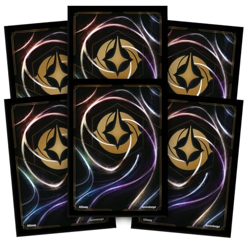 Ravensburger Disney Lorcana TCG Card Sleeves Featuring Lorcana Card-Back Artwork | 65 Protective Sleeves for TCG Decks | Ages 8+
