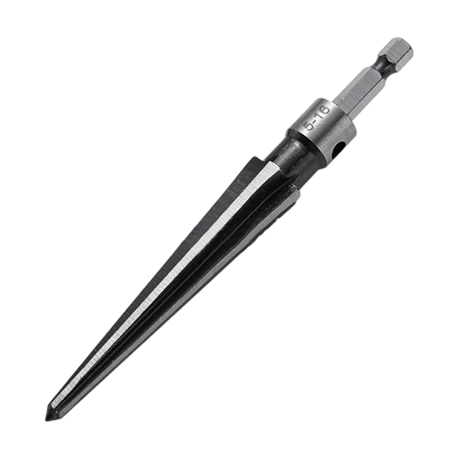 Purplelily Hexagonal Handle 5 1 Professional Tapered Reamer With Round/Hexagonal Shank T-Handle Smooth Cutting Drilling Tool For Machinists Woodworking Tapered Hole Enlarger