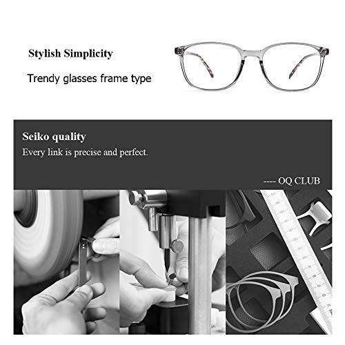 Buy OQ CLUB Optical Eyewear Nonprescription Fashion Glasses Eyeglasses