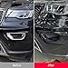 JHO Truck Front Fog Lights Cover Trim Fog Lamp Replace Fit for Jeep Grand Cherokee 2017-2021 Limited、Laredo、Overland(Bright Black)