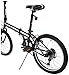 ZiZZO Ferro 20-inch 29 lbs Light Weight Folding Bike (Black)