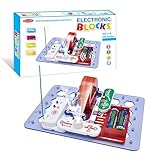 Elektrobaukasten für Kinder,Experimente für Kinder ab 6 7 8 9 10, Spannende Experimente zu Stromkreisen,Pädagogische Elektrische Schaltung Kits für Jungen Mädchen (DLTJ001)