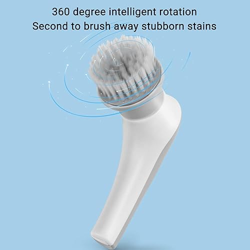 Miniatura 7 de Depuradores eléctricos giratorios, herramientas de limpieza eléctricas con 3 cabezales de cepillo, cepillo de limpieza recargable por USB, cepillo