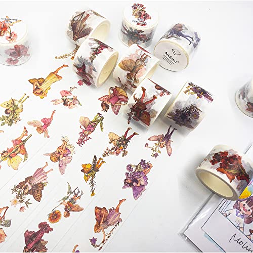 Alideco 8 }XLOe[v 킢 g INS t[nhubN 30mm×5m a? S e[v L DIY  }Xe V[ (jingling)