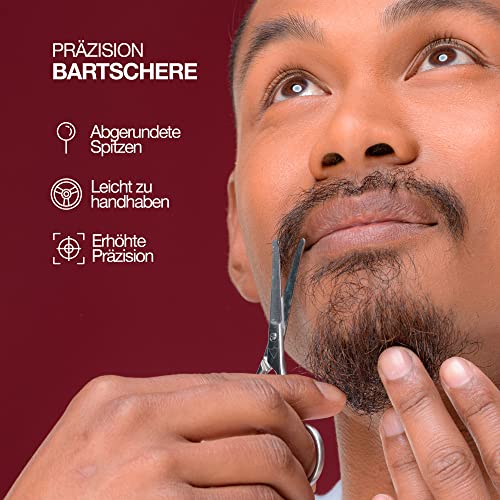 Sapiens BarberShop Bartpflege Set für Männer - Bio Bartöl und Bio Bart Balsam Cosmos Organic Zertifiziert - Bartkamm und Bartbürste, Bartschere, Reisebeutel - Beard Care Kit Made in EU - Image 7