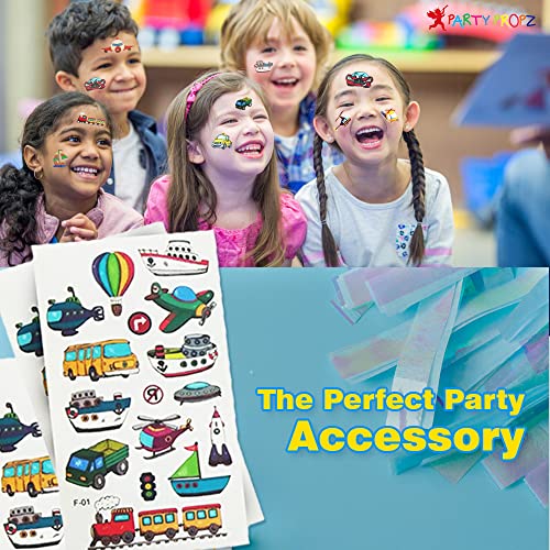 Image of Party Propz Return Gifts For Birthday - 10 Sets, Car Theme Return Gifts for Kids | Car Theme Stickers | Tattoos for Boys | Tattoo for Boys | Sticker | Birthday Return Gifts for Kid