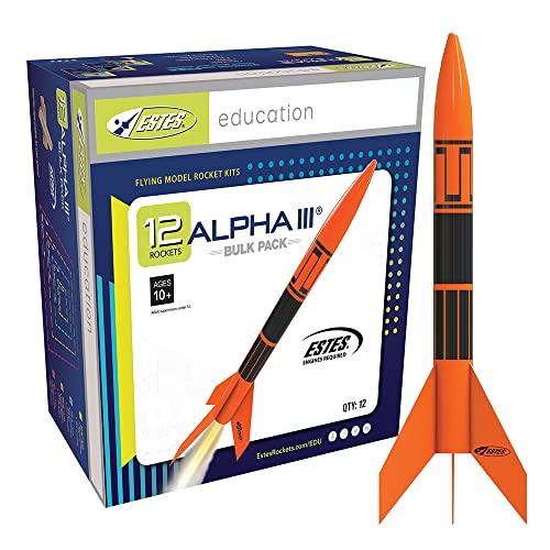 Estes Bulk Pack of Alpha III Rocket-Building Kits, Beginner Flying-Rocket-Model Kits for Ages 10+, Classroom Science Experiments - Image 10