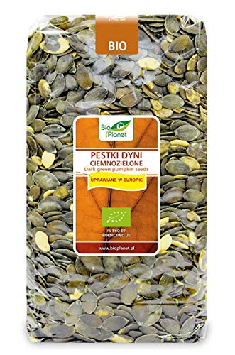 Graines de citrouille vert foncé (cultivées en Europe) BIO 1 kg - BIO PLANET