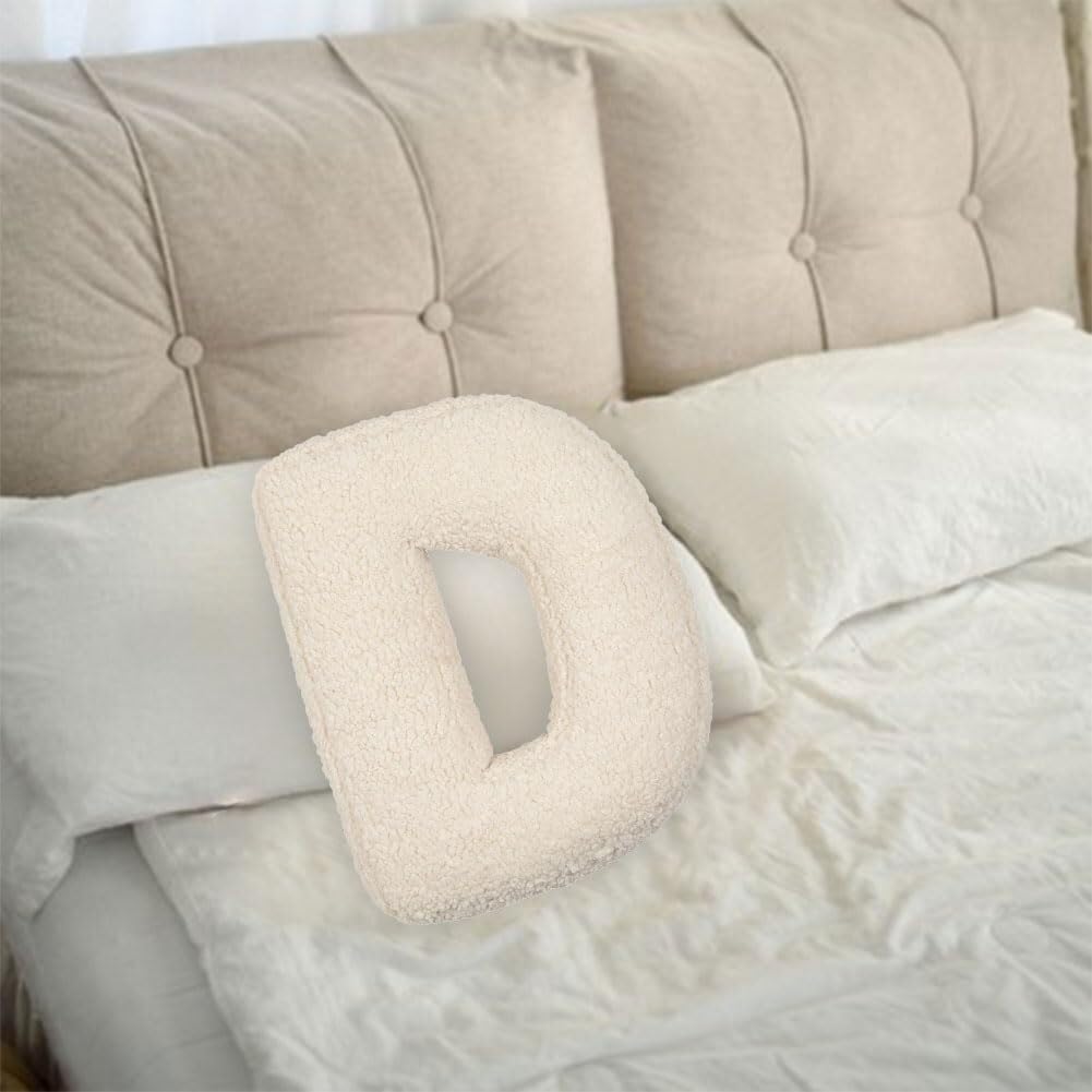 Buchstaben-Pl schkissen weiches umarmendes Kissen mit Anfangsbuchstaben dekoratives Kissen for Bett und Couch s es Buchstabenkissen mit englischem Alphabet von A bis Z for Sofa Schlafzimmer Woh