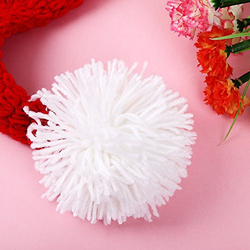 Sunbaby Newborn Baby Christmas Santa Knitted Crochet Photo Photography Prop Lovely Hats Costume Outfits (Boy Pants Suit), Medium Size #TOP6