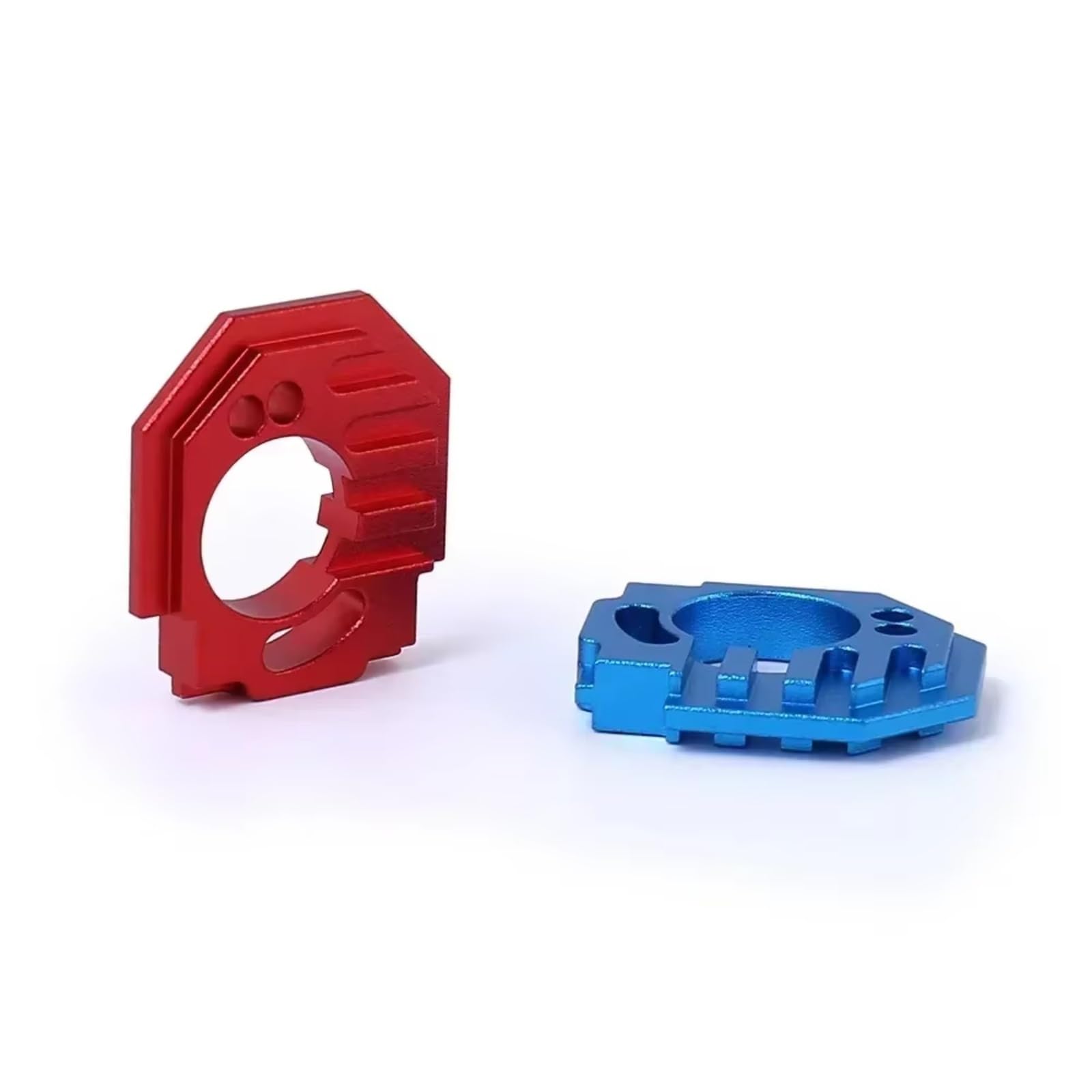 for Arrma for Granite for Grom 1/18 RC Car Upgrade Parts Accessories Metal Heatsink Adjustable Motor Mount RC Upgrade Accessories(Blue)