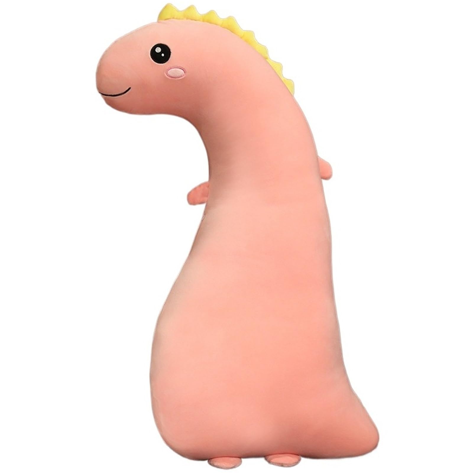 Peluche De Dinosaurio, Suave Tierno Almohada Larga Abrazar Muñeco De Peluche Realista Juguete De Regalo para Niños Niñas(Pink)
