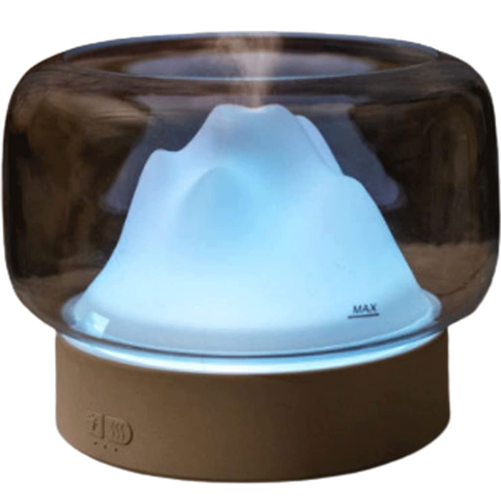 Difusor de Aceite Esencial de Apagado Inteligente, humidificador ultrasónico silencioso con Tanque de Agua Grande de 400 ml, Luces de Noche de 7 Colores, Regalo Creativo