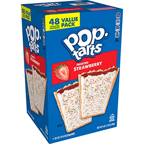 Pop-Tarts Frosted Strawberry, 48 Toaster Pastries