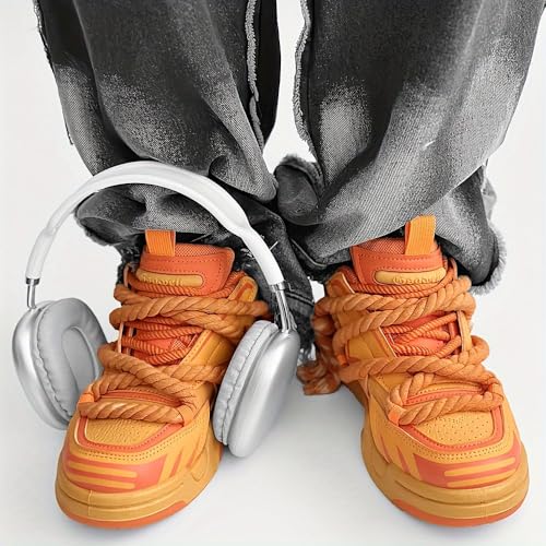 Men's Trendy Stylish Sneakers, Comfortable Wear-Resistant Skateboard Shoes for All Seasons, Street Style Footwear4