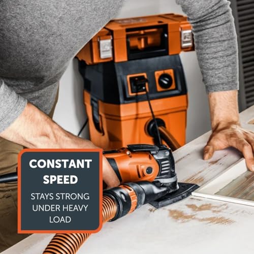 Fein MultiMaster MM 700 Max for Interior Construction and Renovation - Starlock Max Mount, QuickIn System, Constant Speed, Metal Drive Head - 72296863090