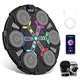 Photo Gallery macchina da boxe musicale, nuovo music boxing machine a parete con guanti, connessione bluetooth, luci led colorate, regolazione a 5 velocità, molteplici modalità di allenamento, conteggio automatico Photo Gallery macchina da boxe musicale, nuovo music boxing machine a parete con guanti, connessione bluetooth, luci led colorate, regolazione a 5 velocità, molteplici modalità di allenamento, conteggio automatico