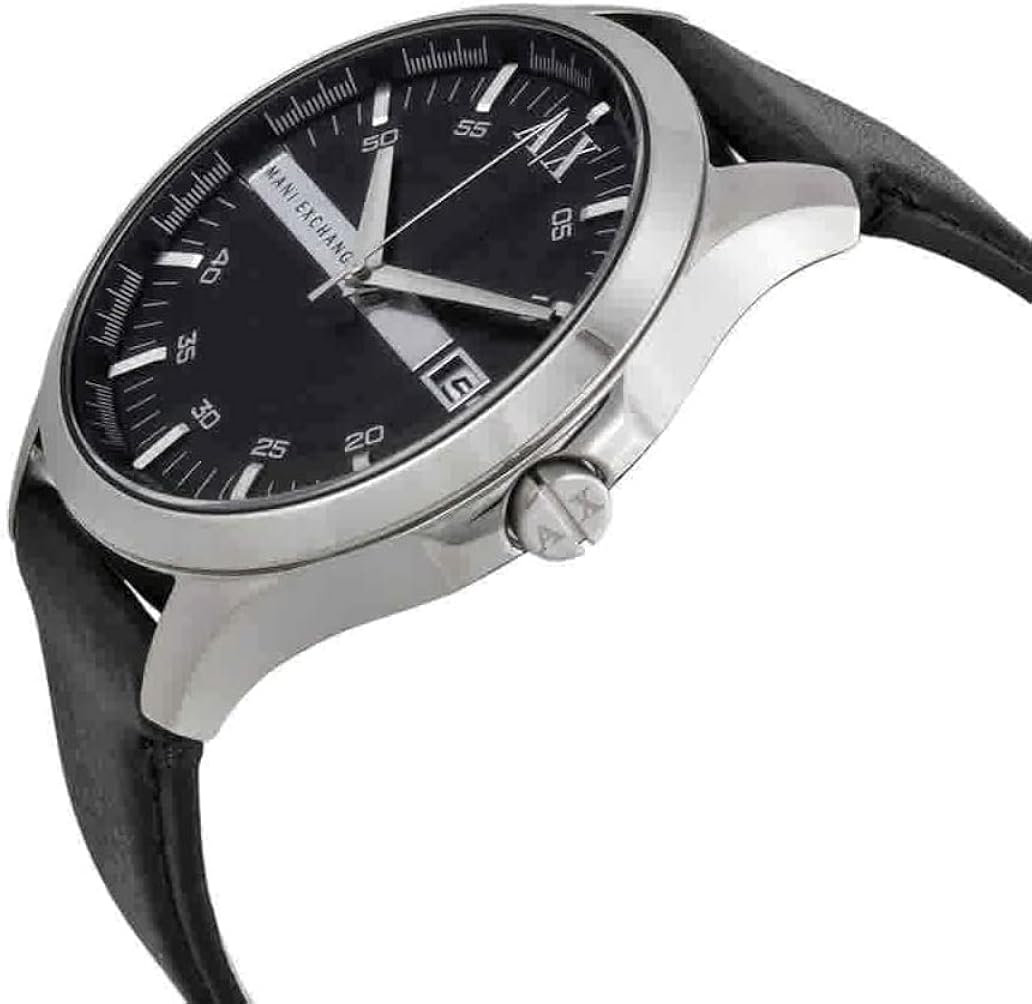 Armani Exchange Orologio da uomo a tre lancette, orologio in acciaio inossidabile, misura cassa 46 mm Armani Exchange Orologio da uomo a tre lancette, orologio in acciaio inossidabile, misura cassa 46 mm