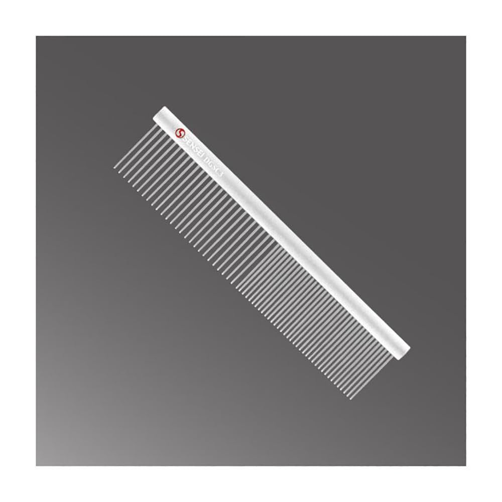 Sensei Shears Comfort Grip Coarse/Fine Grooming Pro Comb 7.5"