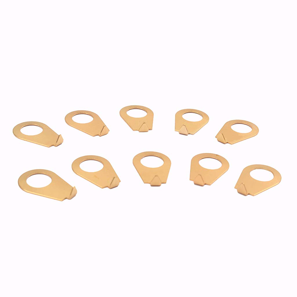 Manopole Per Chitarra Alnicov - 10 Pezzi Cromati, Con Indicatore Di Posizione - Foto 11