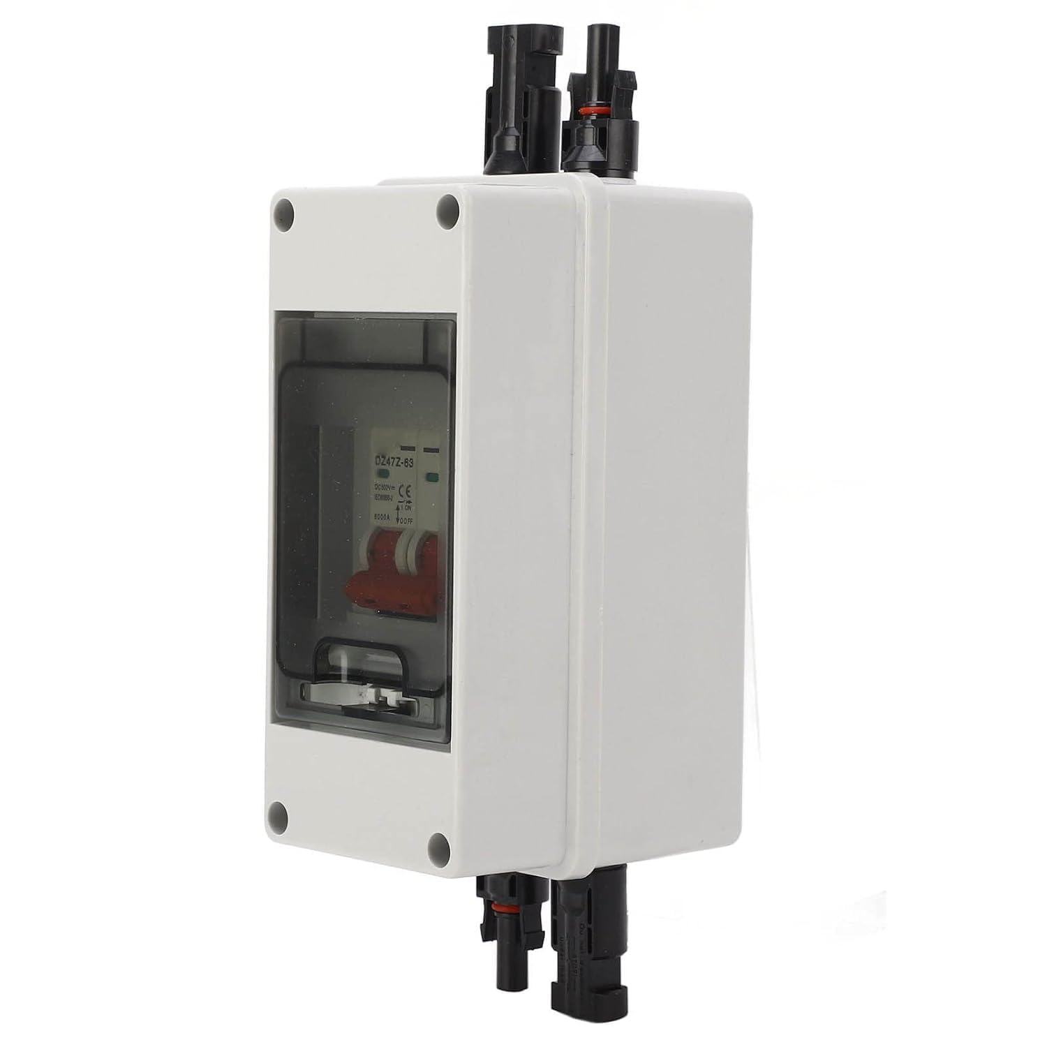 Interruptor de Desconexión Solar de CC Interruptor de Aislamiento Fotovoltaico con Caja de Distribución a Prueba de Agua IP65 Desconector de 500V CC PV (16A)